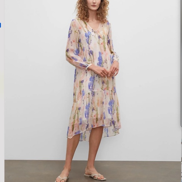 Club Monaco Dresses & Skirts - Floral Tiered Dress - New With Tags - NEVER WORN - Pink Multi
